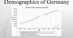 Demographics of Germany