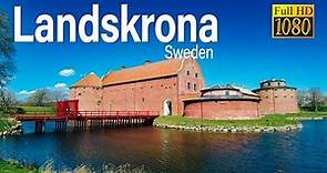 Landskrona Travel Walk, Sweden 🇸🇪 - 4K HDR Walking Tour (▶6min) | Walk around Sweden #18