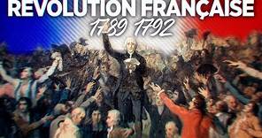 La Révolution Française de 1789 à 1792