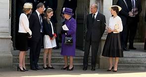 David Linley and wife joined Queen at Thanksgiving service in 2017