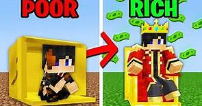 Minecraft but From POOR to RICH...