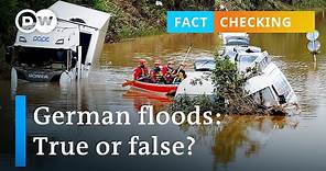 Fact check: Germany's floods - what's real and what's fake | DW News