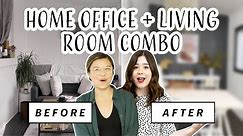 Home Office Makeover | Massive Rental Live-Work Transformation