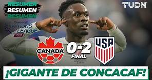 Resumen y goles | Canadá 0-2 Estados Unidos | CONCACAF Nations League - Final | TUDN