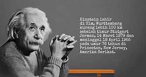 Biografi singkat Albert Einstein