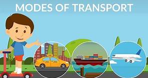 Mode of transport for kids || types of transportation || Transportation video for kids