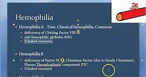Pathology 300 a Hemophilia haemophilia royal disease coagulation x linked clotting factor 8 VIII