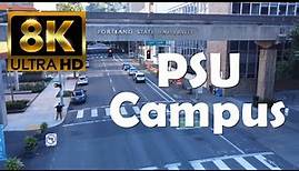 Portland State University + Downtown Portland | PSU | 8K Campus Drone Tour