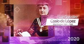 Luz González Cosío de López recibe el Reconocimiento al Compromiso con los Demás 2020 (post mortem)