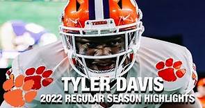 Tyler Davis 2022 Regular Season Highlights | Clemson DL