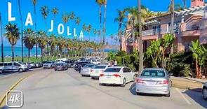 LA JOLLA, California - 4K DRIVING TOUR - with Captions