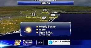 News 12 New Jersey Traffic and Weather 6/16/2014: An Excellent Forecast