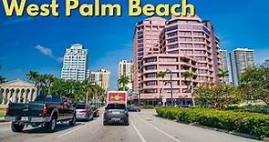 West Palm Beach Florida - Driving Through West Palm Beach Florida 4k UHD