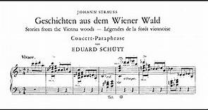 Eduard Schütt - Concert Paraphrase on Strauss II's 'Tales from the Vienna Woods'
