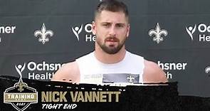 Nick Vannett talks Trautman, Camp Roles | Saints Training Camp 2021