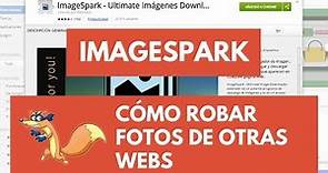 Cómo bajar imágenes de otras webs con ImageSpark Chrome Extension