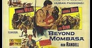 Cornel Wilde, Donna Reed & Christopher Lee in "Beyond Mombasa" (1956)