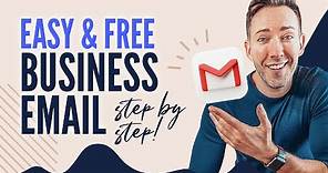 How to Get a Business Email Address with Gmail — for FREE!
