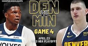 Denver Nuggets vs Minnesota Timberwolves Full Game 4 Highlights | Apr 23 | 2023 NBA Playoffs
