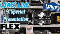 LOWE'S LIVE !!! A Special Holiday Series..A First Look at the FLEX STACK PACK