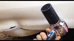 How to Fix a Bumper Dent with a Hair Dryer - Fast and Easy