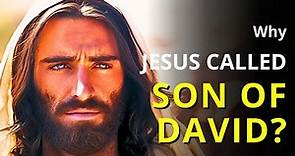 THE MYSTERY REVEALED: WHY WAS JESUS CALLED THE SON OF DAVID?