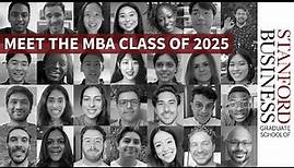 Meet the Stanford GSB Class of 2025