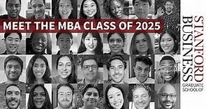 Meet the Stanford GSB Class of 2025
