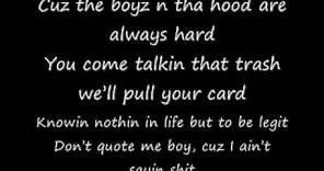 Eazy E Boyz In The Hood Lyrics