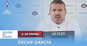 Óscar García: "Tenemos que llegar a la competición al mejor nivel posible"