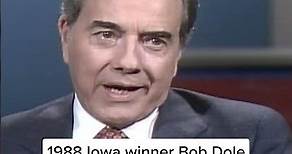 1988 Iowa winner Bob Dole reflects on the importance of the caucuses