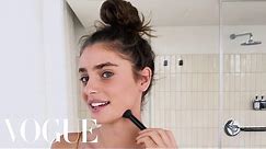 Taylor Hill's 10-Minute Guide to Her Fall Look | Beauty Secrets | Vogue