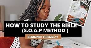 SOAP Bible Study METHOD 2021 -Easy Way To Study The Bible For Beginners | Free Guide in Notion