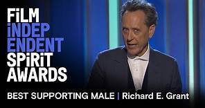 RICHARD E. GRANT wins Best Supporting Male at the 2019 Film Independent Spirit Awards