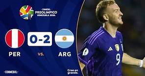 PERÚ vs. ARGENTINA [0-2] | RESUMEN | CONMEBOL PREOLÍMPICO | FASE PRELIMINAR