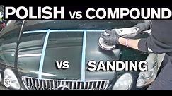 When to Polish vs Compound vs Wetsand