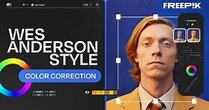 HOW TO get the WES ANDERSON style | Color correction technique