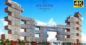 Atlantis The Royal Dubai, World's Most Luxury Experiential Resort Hotel（full tour in 4K)