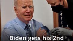 Biden gets his second Covid booster shot