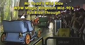 Mr. Toad's Wild Ride - Walt Disney World Magic Kingdom Fantasyland Mid 90's - Full Ride