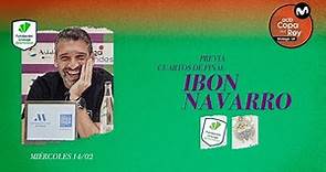 Rueda de Prensa Ibon Navarro. Previa Cuartos de Final Copa del Rey Málaga 2024