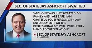 Sec. of State Jay Ashcroft 'swatted' Sunday night