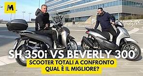 Honda SH 350i CONTRO Piaggio Beverly 300: gli scooter totali a confronto! || La comparativa