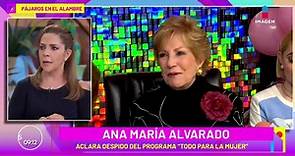 Ana María Alvarado aclara despido de Maxine Woodside