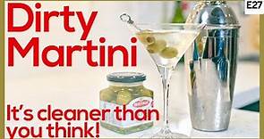 Dirty Martini Recipe with Gin | How to make the perfect Dirty Martini