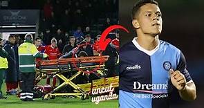 Wycombe star Tjay De Barr collapses & Injury on Pitch in worrying During match Wycombe Vs Plymouth
