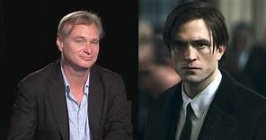 Christopher Nolan REACTS to Robert Pattinson as Batman (Exclusive)
