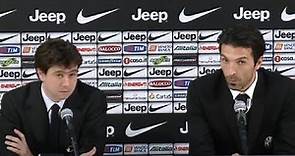 Conferenza stampa di Gianluigi Buffon e Andrea Agnelli - Live