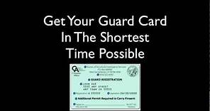 How to Become a Security Guard in California (Guard Card Training)