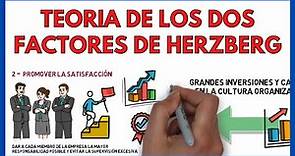 TEORIA de los DOS FACTORES de HERZBERG ✅ (Motivación e Higiene) | Economía de la empresa 150#